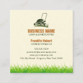 プロフェッショナルグリーンビーゲローンケア造園モウ スクエア名刺 (正面)