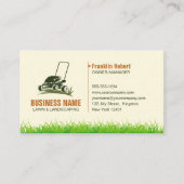 プロフェッショナルグリーンビーゲローンケア造園モウ 名刺 (正面)