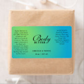 プロフェッショナルグリーンブルー体バターラベル ラベル (インサイチュ)