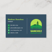 プロフェッショナルグリーンブルー気にローン草刈 名刺 (正面)