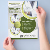 プロフェッショナルグリーンヘルス医療気に事業 チラシ (手)