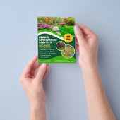 プロフェッショナルグリーンローンラ気にンスケープモーイング チラシ (手)