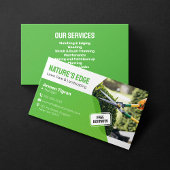 プロフェッショナルグリーンロ気にーン、造園サービス 名刺