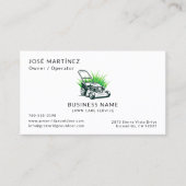 プロフェッショナルグリーン気にローンとサービス 名刺 (正面)