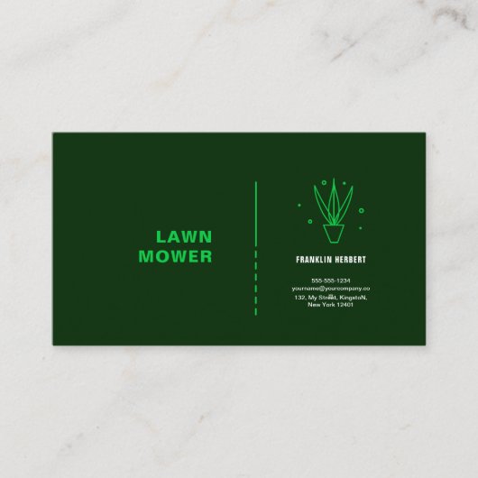 プロフェッショナルグリーン気にローン&造園B 名刺 (正面)