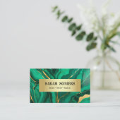 プロフェッショナルグリーン金ゴールドゲート 名刺 (スタンド正面)