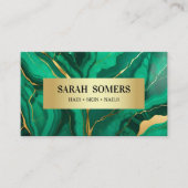 プロフェッショナルグリーン金ゴールドゲート 名刺 (正面)