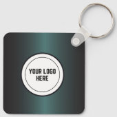 プロフェッショナルグリーン金属箔実在エテート キーホルダー (裏面)