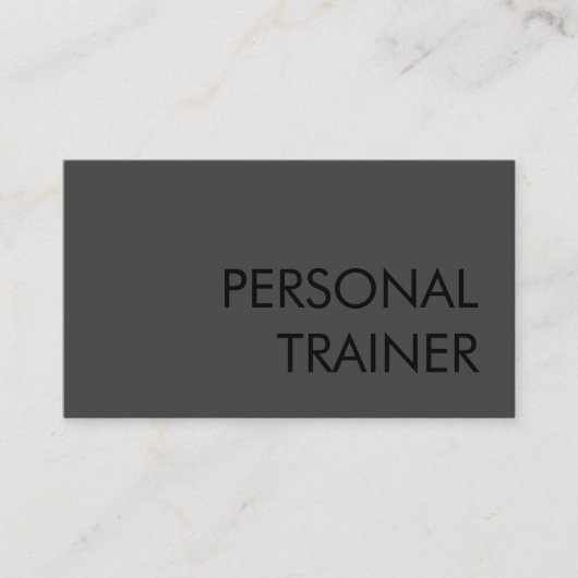 プロフェッショナルグレイフィットネススポーツ名刺 名刺 (正面)