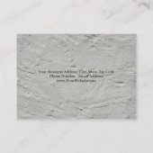 プロフェッショナルグレーウォールテクスチャミニマリストプレーン 名刺 (裏面)