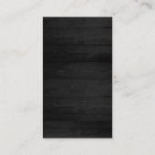 プロフェッショナルグレーウッドホワイトトレンディーコンサルタント 名刺 (裏面)