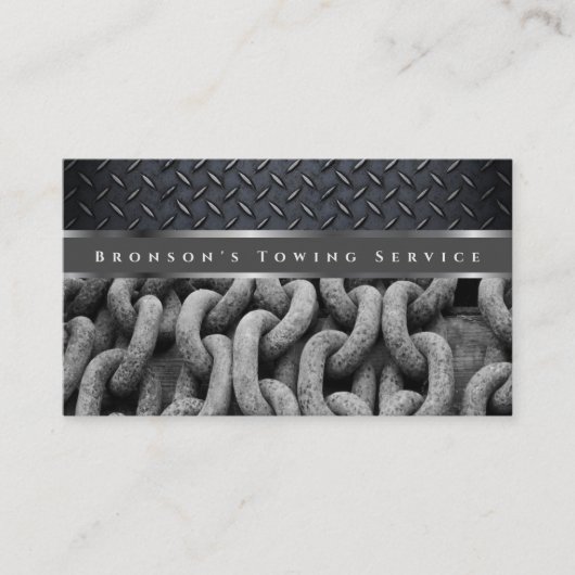 プロフェッショナルグレースチール自動牽引サービス 名刺 (正面)