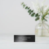 プロフェッショナルグレーブラックモダンスキニー スキニー名刺 (スタンド正面)