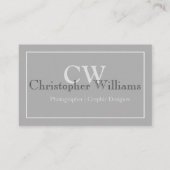 プロフェッショナルグレーミニマリスト名刺 名刺 (正面)
