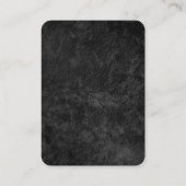 プロフェッショナルグレーモダン赤 名刺 (裏面)