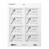 プロフェッショナルケータリングサービスカスタムのラベル ラベル (フルシート)