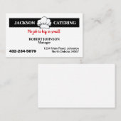 プロフェッショナルケータリングサービス 名刺 (正面/裏面)