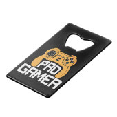 プロフェッショナルゲーマー クレジットカード栓抜き (正面アングル)