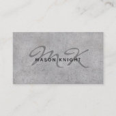 プロフェッショナルコンクリート石板石グランジデザイン 名刺 (正面)