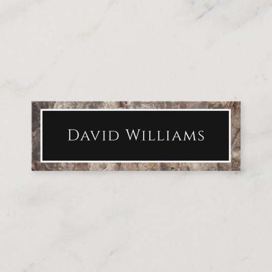 プロフェッショナルコンサルタントマーブル スキニー名刺 (正面)