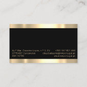 プロフェッショナルコンサルティンエレガントグImobiliariaロゴ 名刺 (裏面)