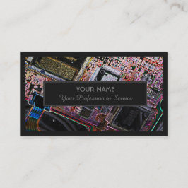 プロフェッショナルコンピュータまたはクラウドストレージの専門家 名刺