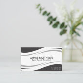 プロフェッショナルコンピュータサイバーセキュリティコンサルタント 名刺 (スタンド正面)