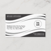 プロフェッショナルコンピュータサイバーセキュリティコンサルタント 名刺 (裏面)