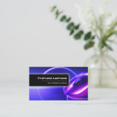 プロフェッショナルコンピュータハードウェア専門家マウス 名刺 (スタンド正面)