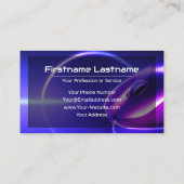 プロフェッショナルコンピュータハードウェア専門家マウス 名刺 (裏面)