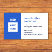 プロフェッショナルコンモダンサルタントライトブルー 名刺