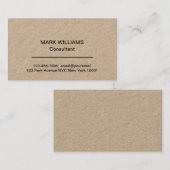 プロフェッショナルコン企業のサルタント名刺 名刺 (正面/裏面)