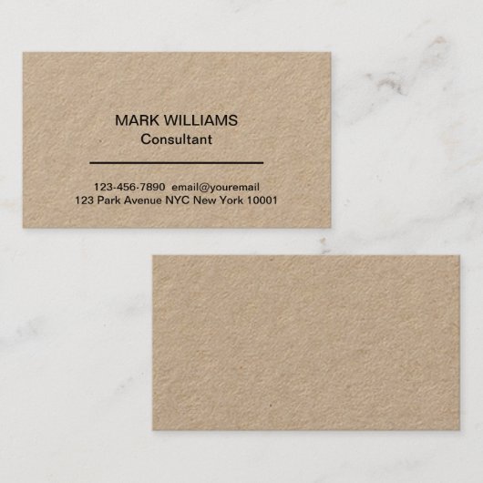 プロフェッショナルコン企業のサルタント名刺 名刺 (正面/裏面)