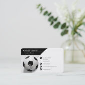 プロフェッショナルコーチ |サッカーのマスタースポーツ 名刺 (スタンド正面)