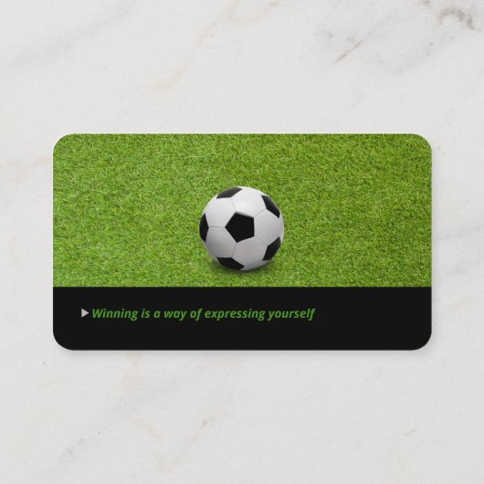 プロフェッショナルコーチ |サッカーのマスタースポーツ 名刺 (裏面)