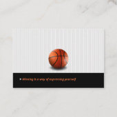 プロフェッショナルコーチ |バスケットボールマスタースポーツ 名刺 (裏面)