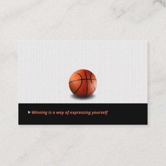 プロフェッショナルコーチ |バスケットボールマスタースポーツ 名刺 (裏面)