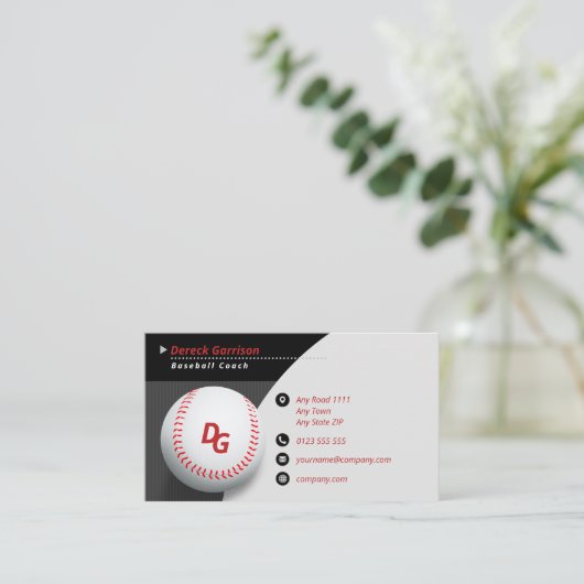 プロフェッショナルコーチ |野球マスタースポーツ 名刺 (スタンド正面)