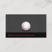 プロフェッショナルコーチ |野球マスタースポーツ 名刺 (裏面)