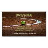 プロフェッショナルコーチ |野球場 マグネット名刺 (正面)