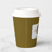 プロフェッショナルコーヒーショップロパーソナライズされたゴ 紙コップ (右)