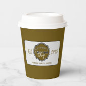 プロフェッショナルコーヒーショップロパーソナライズされたゴ 紙コップ (正面)