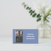 プロフェッショナルコーヒー自動販売機サービス 名刺 (スタンド正面)