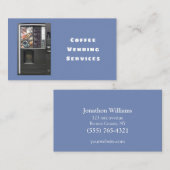 プロフェッショナルコーヒー自動販売機サービス 名刺 (正面/裏面)