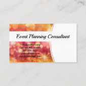 プロフェッショナルコーラル《写真》ぼけ味スパークルカスタムの写真 名刺 (裏面)