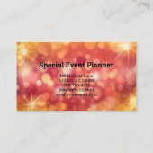 プロフェッショナルコーラル《写真》ぼけ味スパークルカスタムー写真QR 名刺 (裏面)