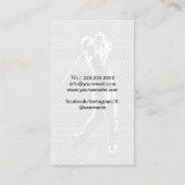 プロフェッショナルゴルフインストラクター 名刺 (裏面)