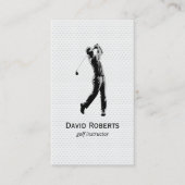 プロフェッショナルゴルフインストラクター 名刺 (正面)