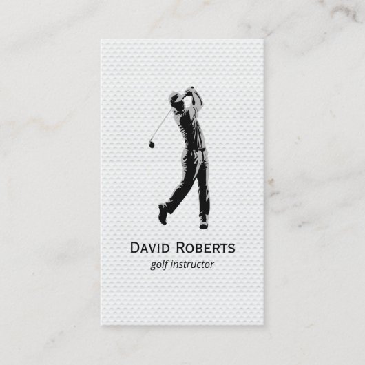 プロフェッショナルゴルフインストラクター 名刺 (正面)