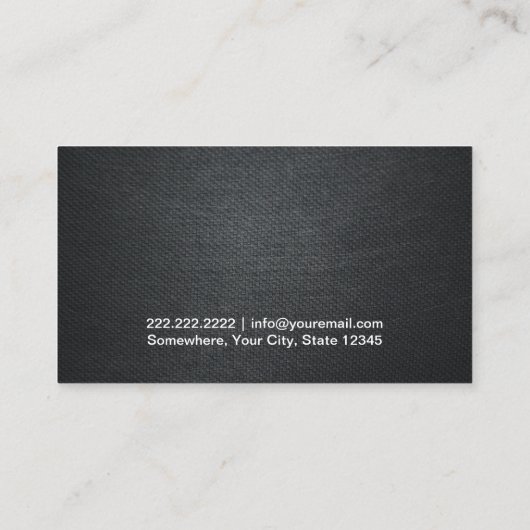 プロフェッショナルゴルフインストラクター 名刺 (裏面)